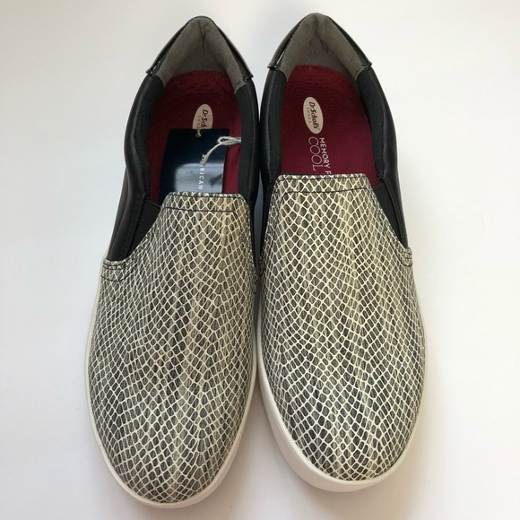 dr scholls snakeskin slip on